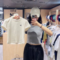 韓國 Satur (W) Essential Basic Logo T-Shirt 【SR328】