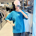 韓國 National Geographic Nature Cooling Logo Semi-Overfit Short Sleeve T-shirt【NG955】