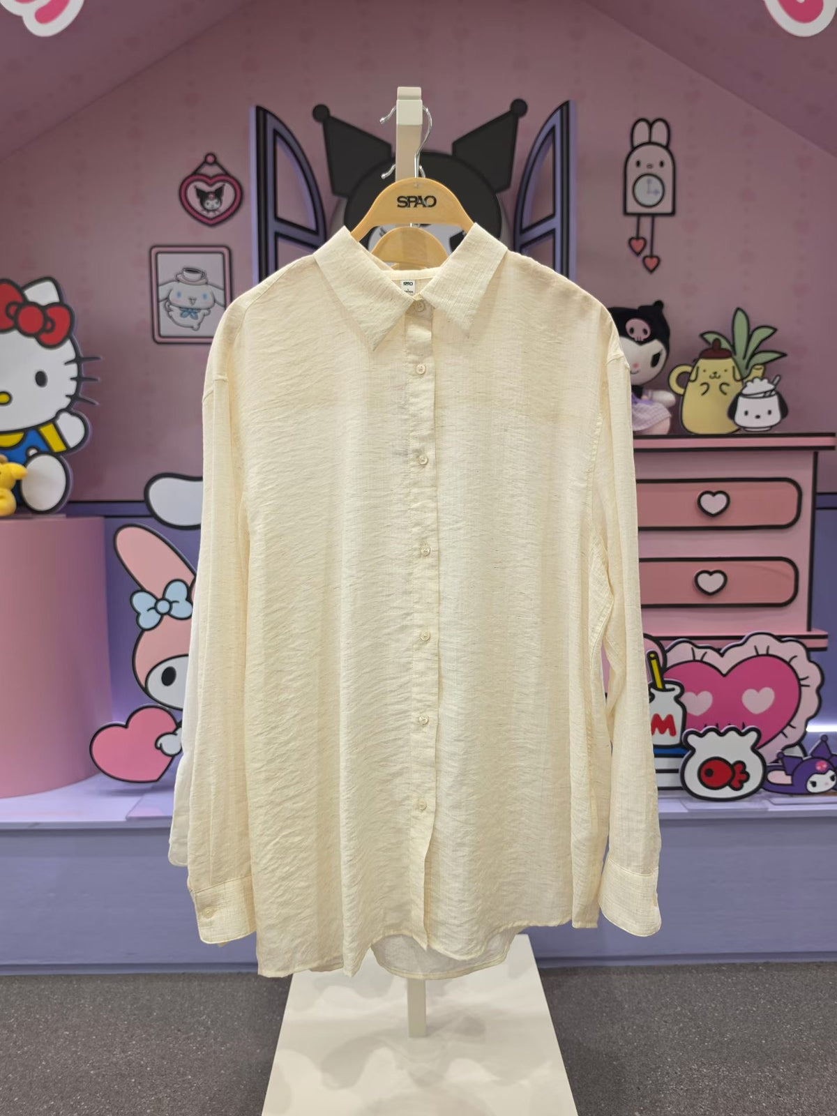 韓國 SPAO See Through Shirt【SP456】