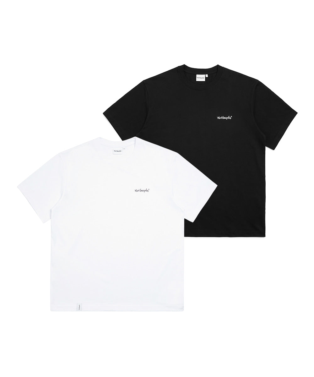韓國 Mark Gonzales Sign Logo Cool Cotton 2-Pack Short Sleeve T-Shirt【MG352】