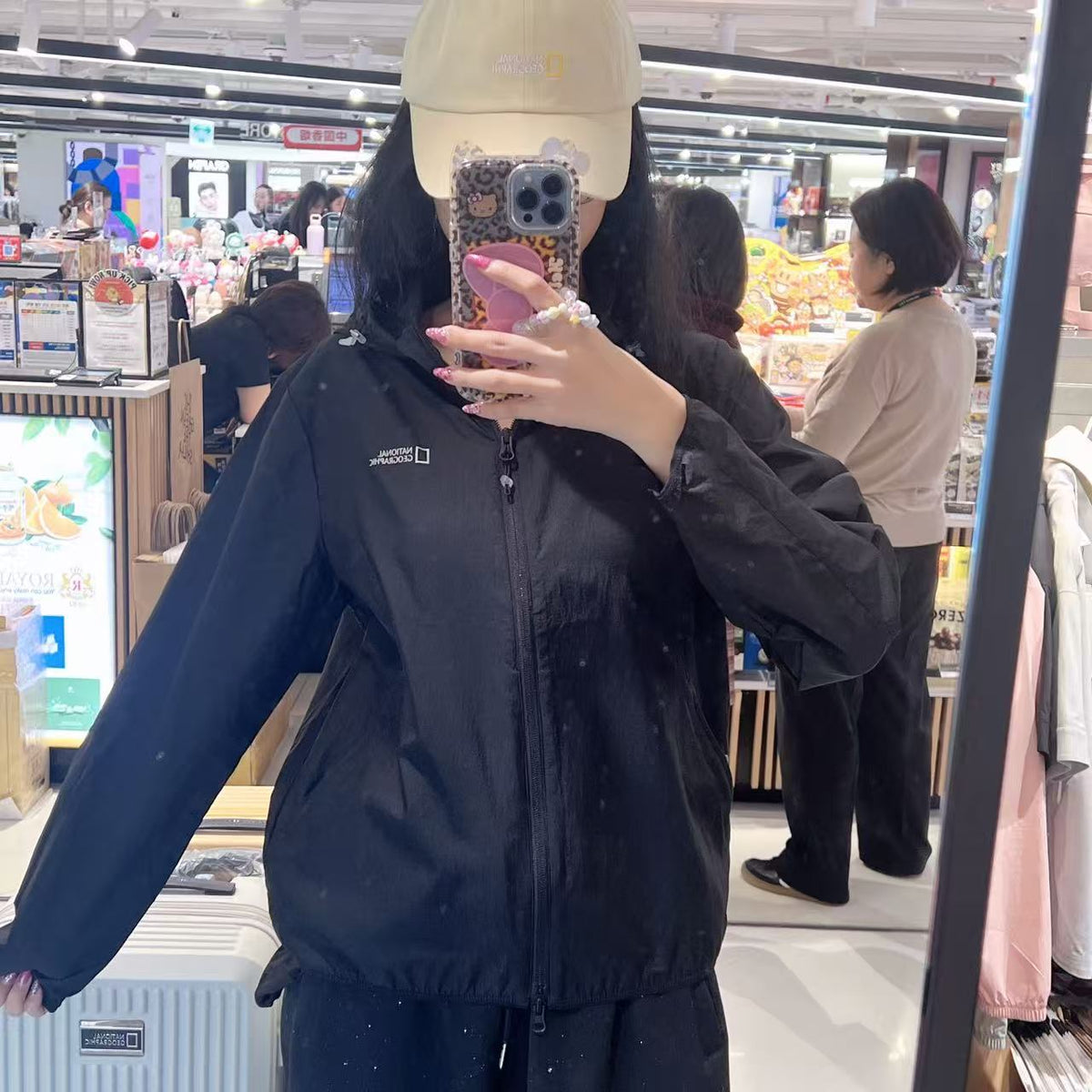 韓國 National Geographic Women's Light Pack Hooded Lightweight Jumper (防曬面料)【NG880】
