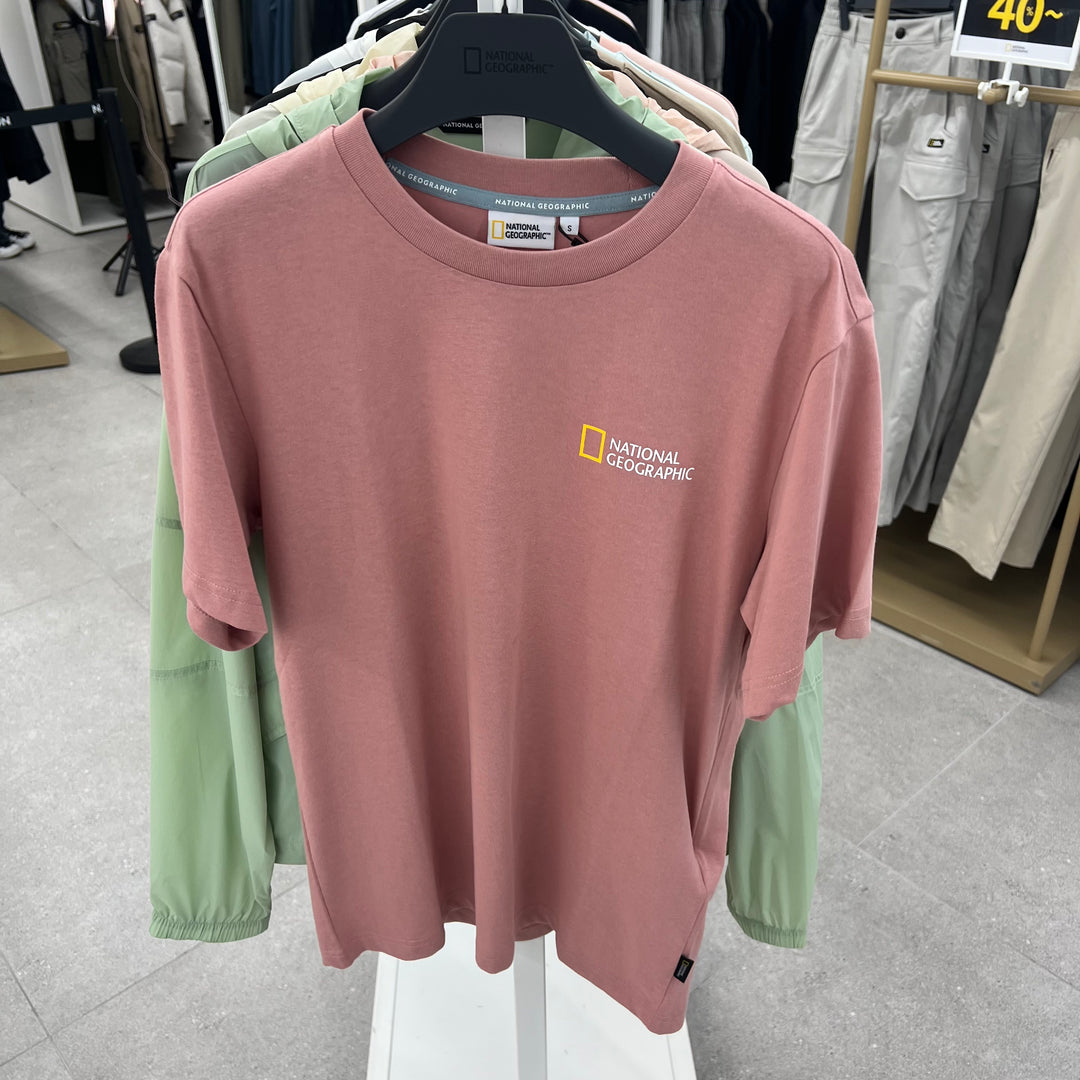 韓國 National Geographic 男女同款 Hot Summer Concept Short Sleeve T-shirt【NG1172】