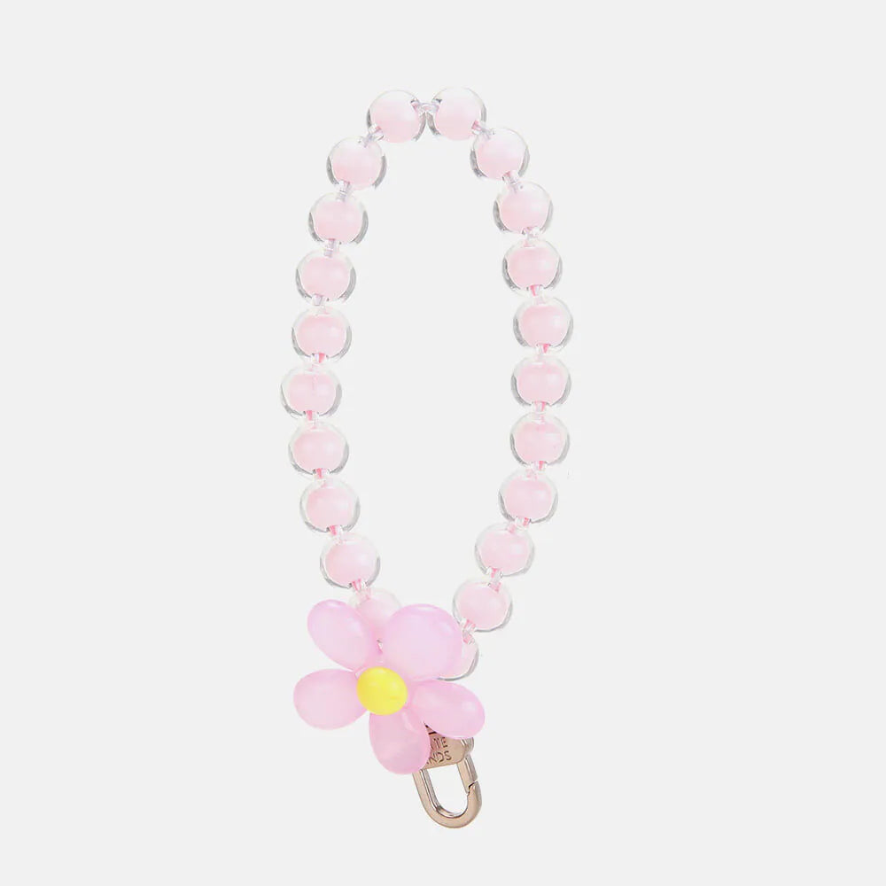 韓國 White Sands Nerua 花朵串珠短掛繩【SC672】