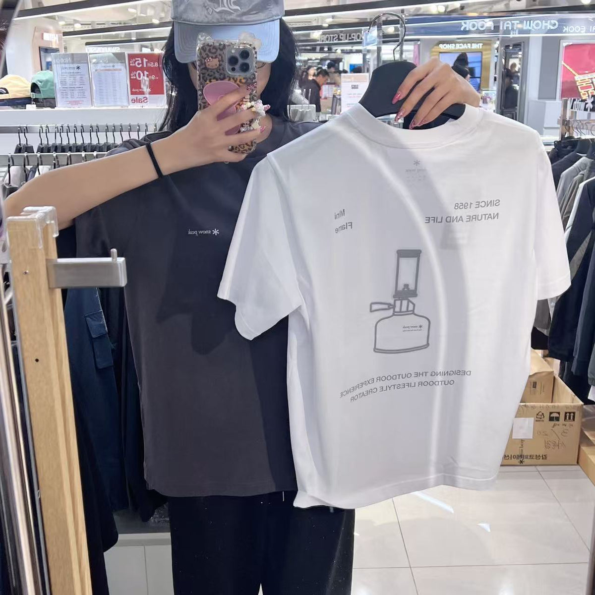 韓國 Snowpeak Aerocool Lamp Graphic Short Sleeve T-shirt (涼爽面料)【SN122】