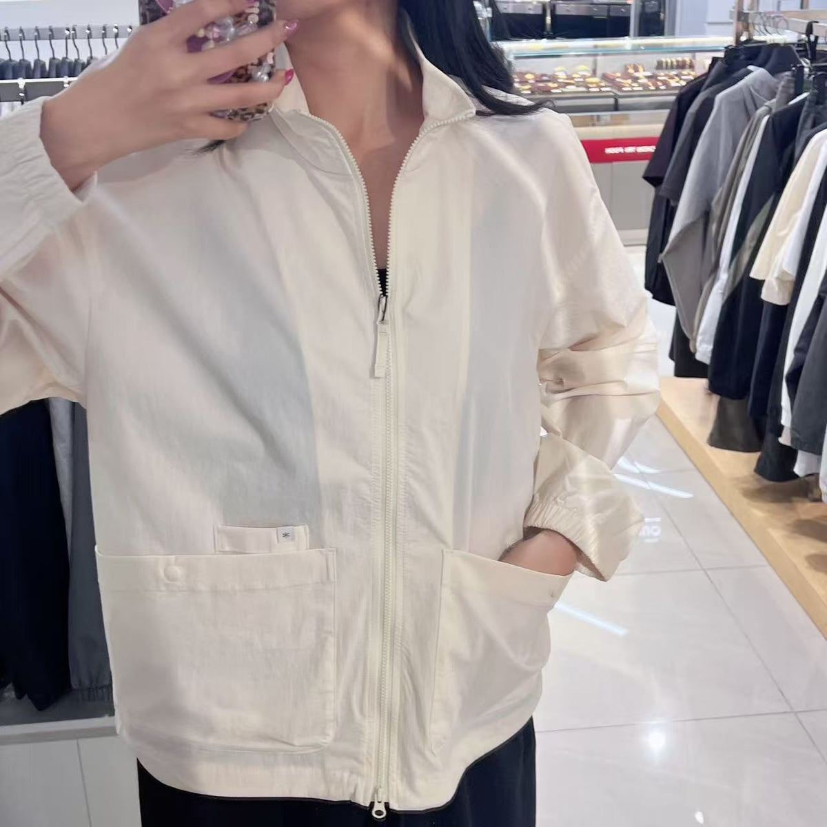 韓國 Snowpeak Root Women's Stand Neck Windbreaker (防水防曬面料)【SN162】