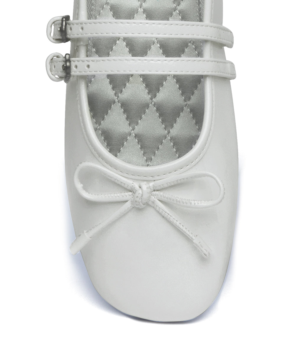 韓國 Rockfish Square Toe Two Strap MJ (Enamel)【RH012】