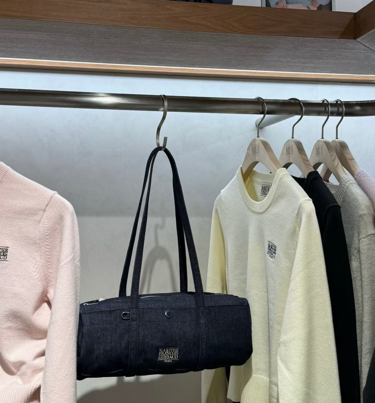 韓國 Marithe Francois Girbaud Classic Logo Casual Duffle Bag【MD185】