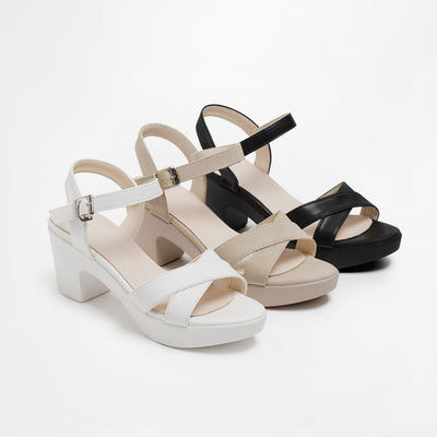 韓國 Chaakan Minute Cross Strap Sandal Heels【CN011】