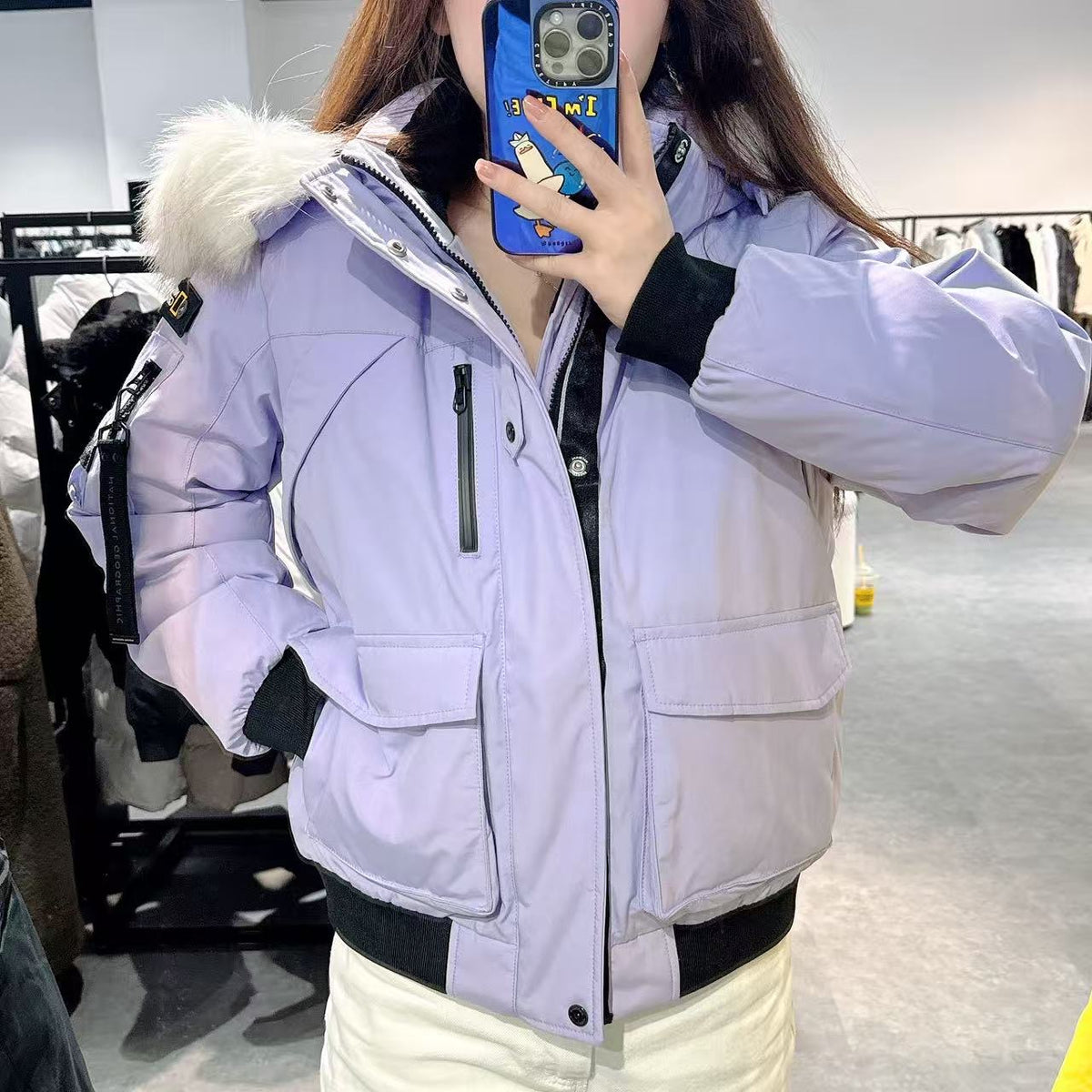 韓國 National Geographic Women's TARUGA Hooded Duck Down Jacket (鴨絨)【NG117】