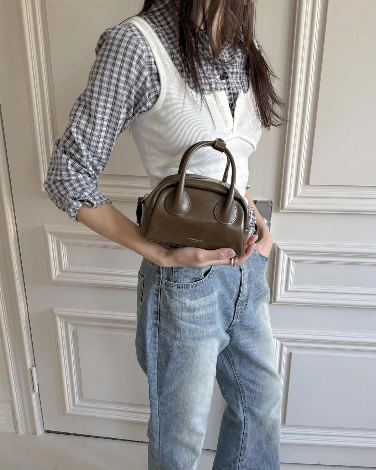 韓國 Bucks & Leather 保齡球迷你包【SM2489】