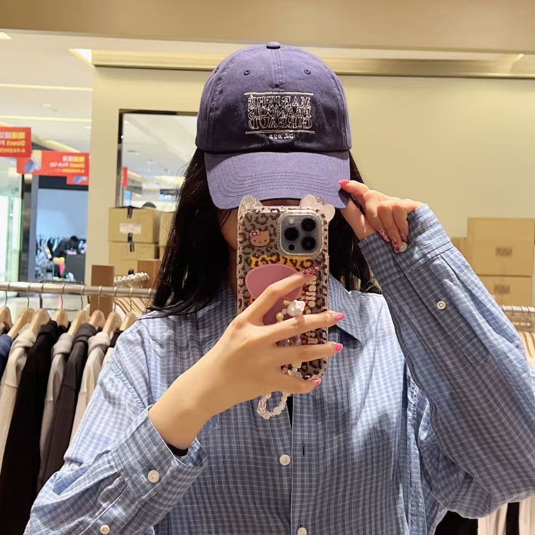 韓國 Marithe Francois Girbaud Doodle Classic Logo Covered Cap【MD223】