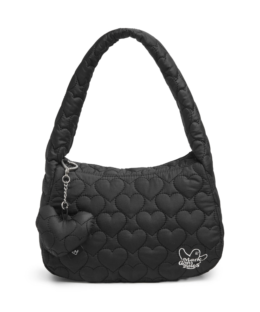 韓國 Mark Gonzales Women's Heart Quilted Handbag【MG153】