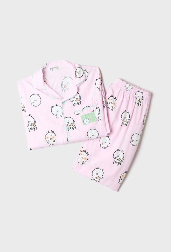 韓國 SPAO Damgomi Long-Sleeve Pajamas【SP465】