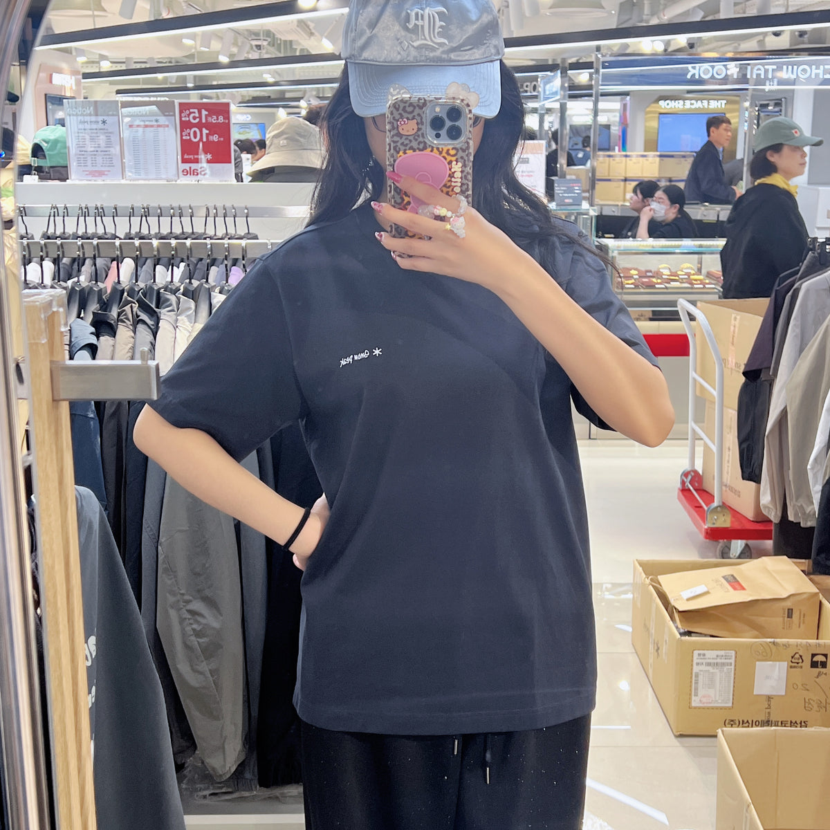 韓國 Snowpeak Aerocool Doodle Graphic Short Sleeve T-shirt (涼爽面料)【SN112】
