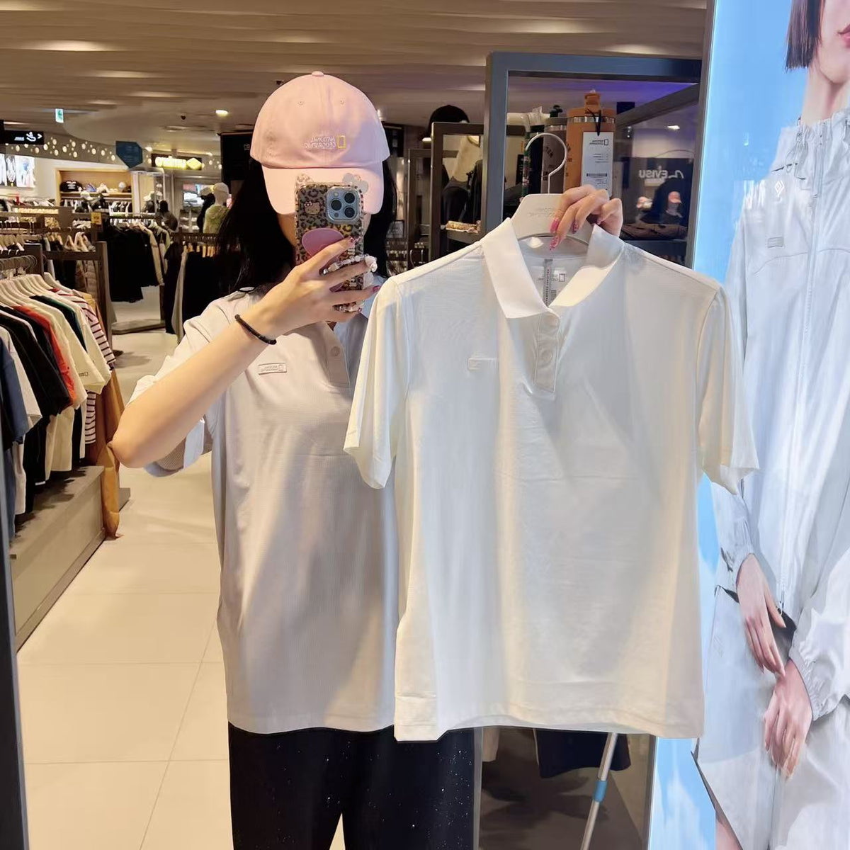 韓國 National Geographic Airflow Short Sleeve Collared T-shirt【NG948】
