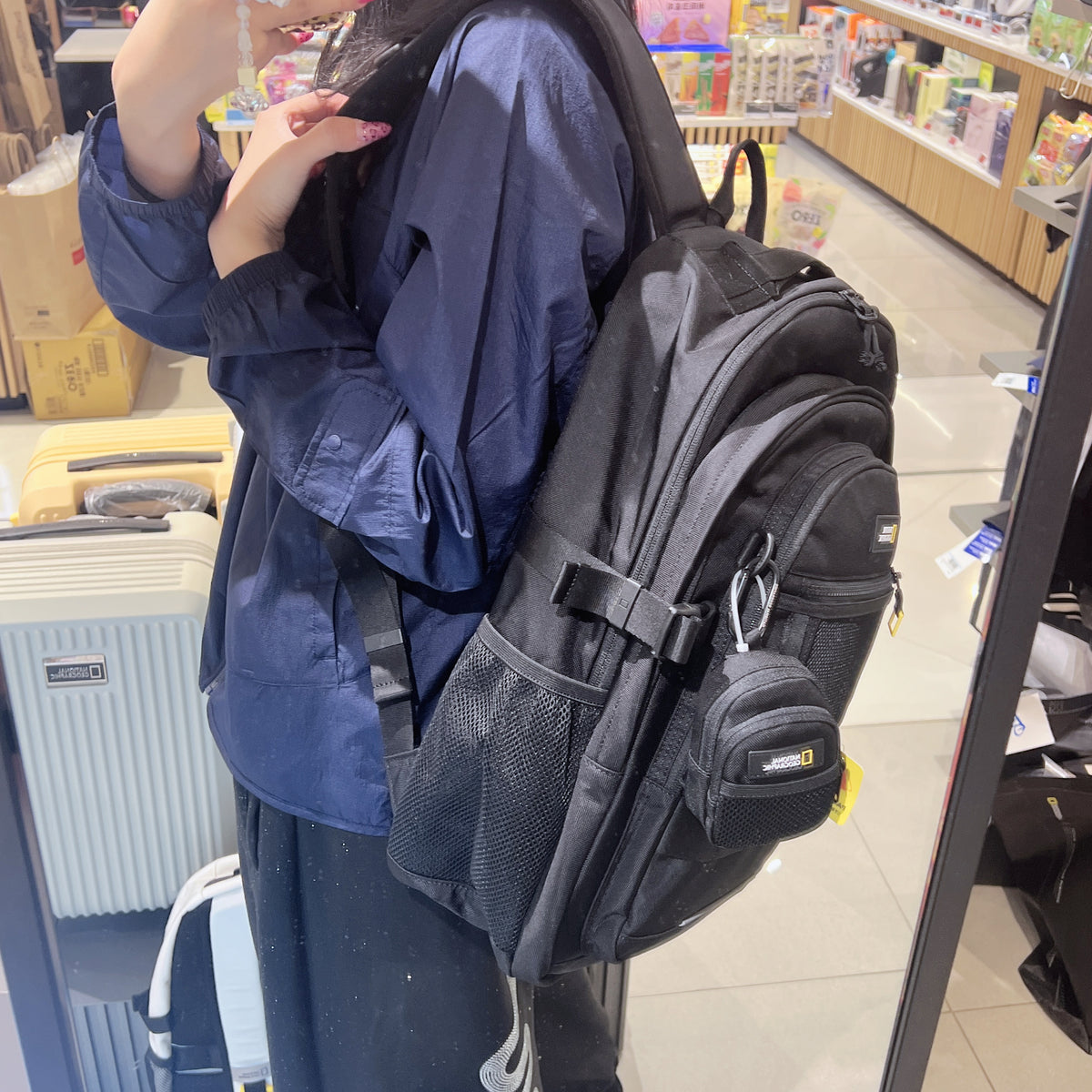 韓國 National Geographic Patch Plus Backpack【NG917】