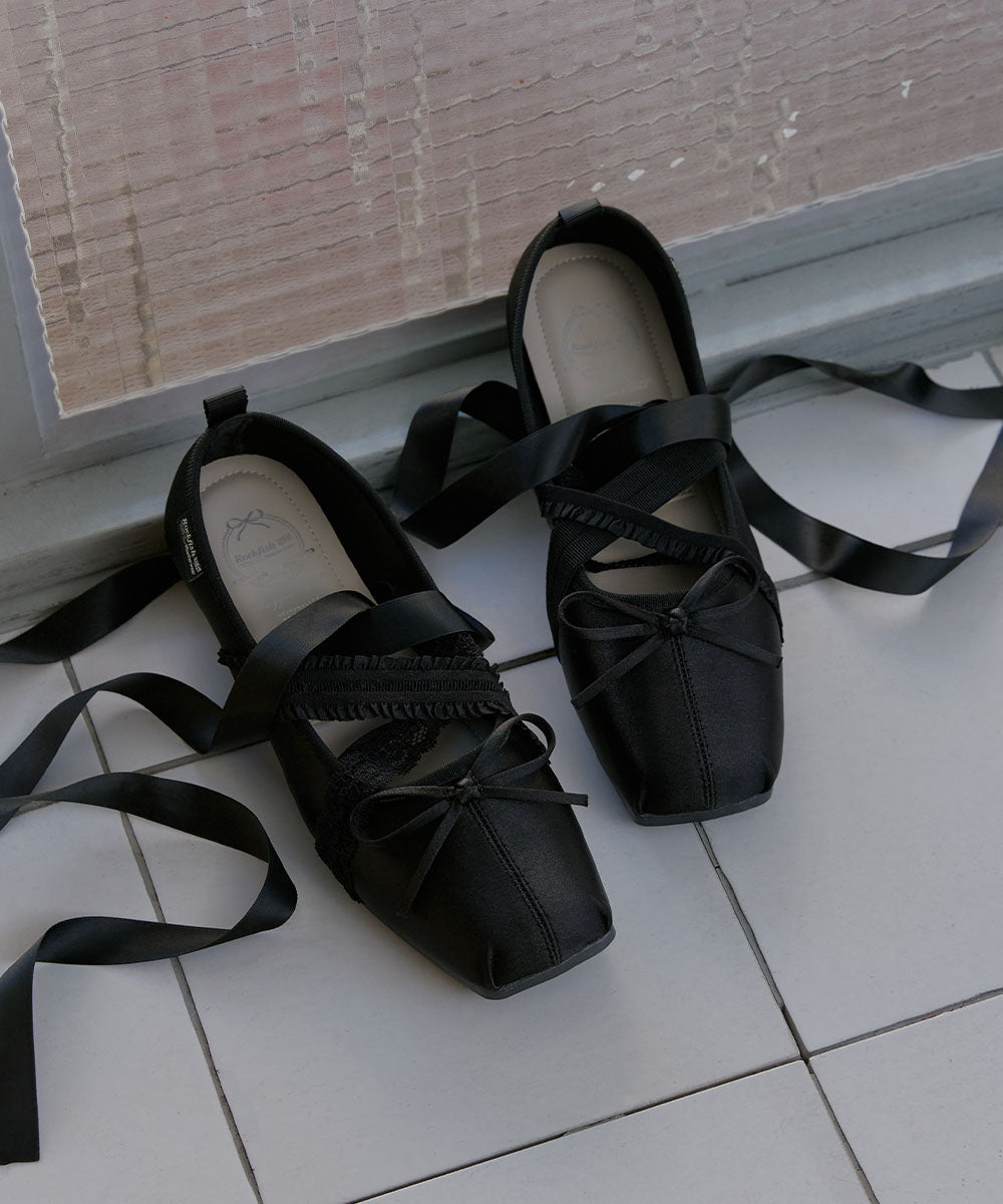 韓國 Rockfish Banding Ballet Flats【RH015】