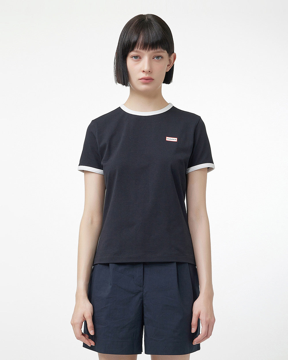 韓國 Hunter Women's Play Jersey Ringer Tee【HR047】