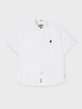 韓國 WhoAU Steve Loose Fit Short Sleeve Shirts【WA327】