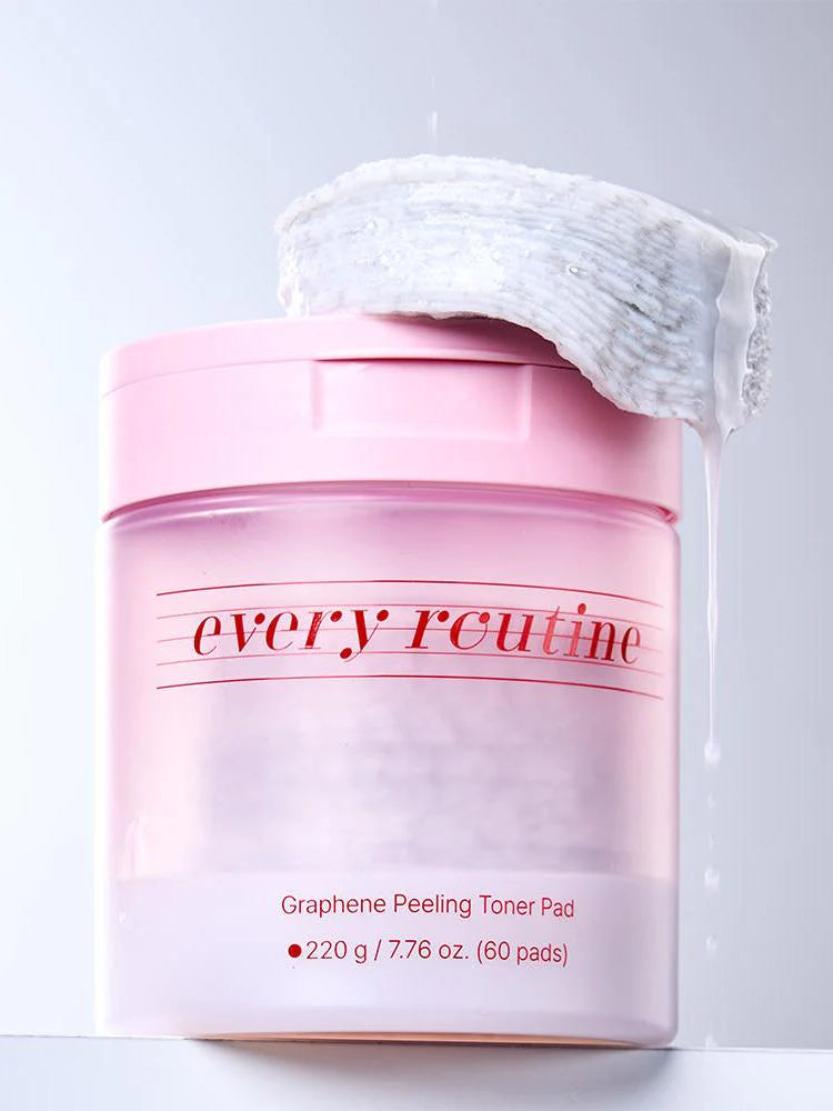 【現貨】Every Routine 石墨烯去角質牛奶棉片 60片 220g【SE314】
