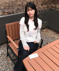 韓國 Ambler Music Star Embroidered Layered Long Sleeve【AR177】