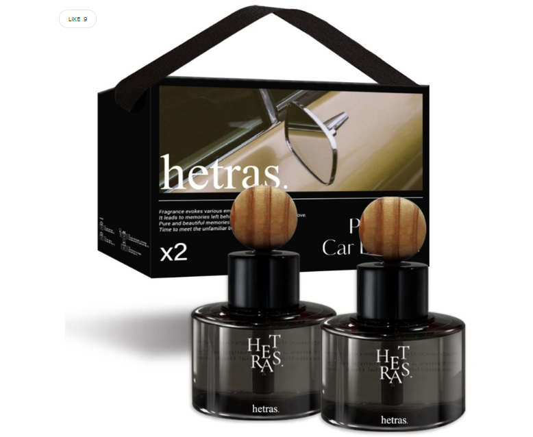 【現貨】Hetras Premium Car Diffuser 2EA 77ml (一套兩支）【SM082】