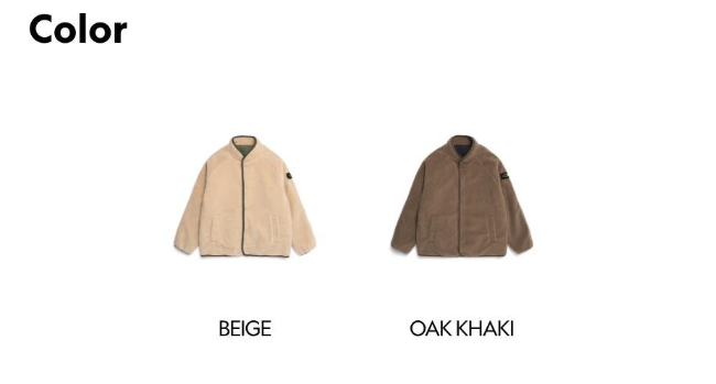 【現貨】韓國 National Geographic Unisex Malay Mac Round Reversible Fleece Zip-Up【NG047】