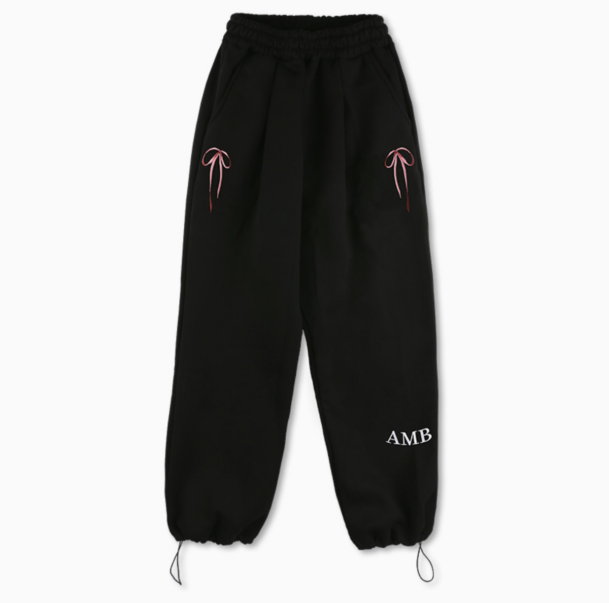 韓國 Ambler Pants With Ribbon One-Tuck 2-Way Training Sweatpants【AR143】