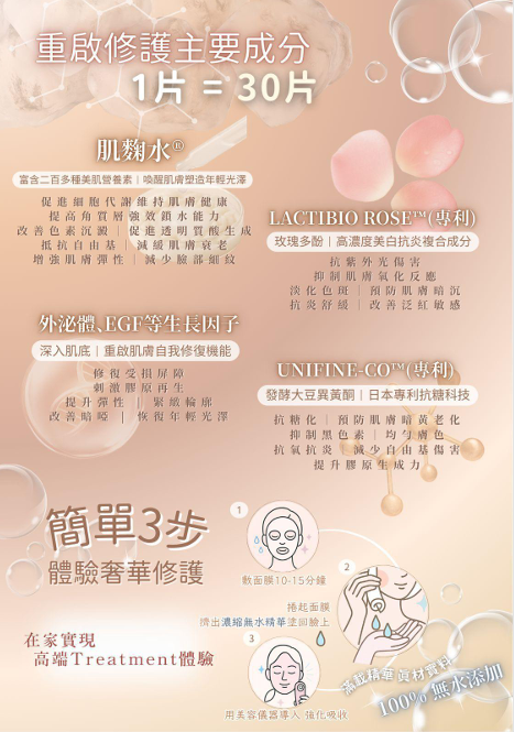 Nuvea ExoGlow Mask 精華注滲面膜 (1盒5片)【SU002】