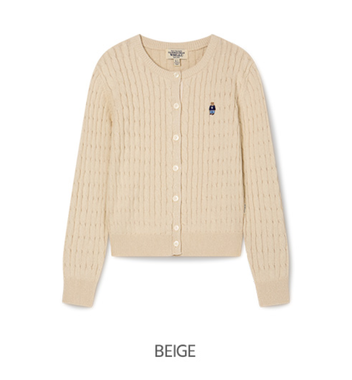 韓國 WhoAU Steve Cable Cardigan【WA261】