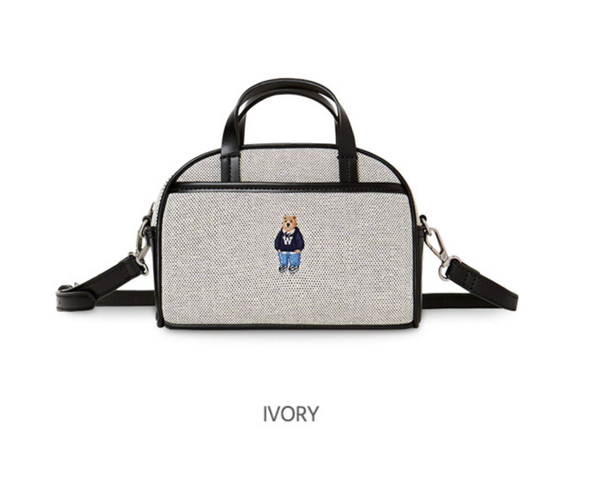 韓國 WhoAU Steve Canvas Mini Tote Bag【WA273】