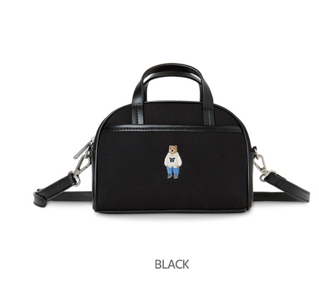 韓國 WhoAU Steve Canvas Mini Tote Bag【WA273】