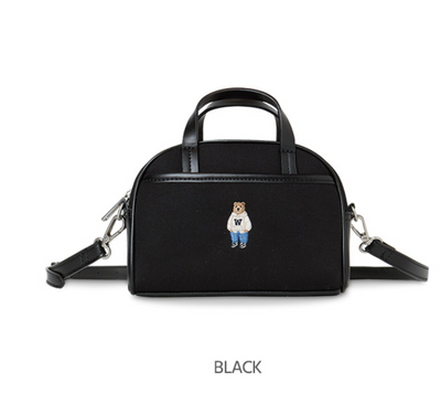 韓國 WhoAU Steve Canvas Mini Tote Bag【WA273】