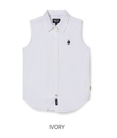 韓國 WhoAU Steve Oxford Sleeveless Shirts【WA278】