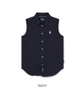 韓國 WhoAU Steve Oxford Sleeveless Shirts【WA278】