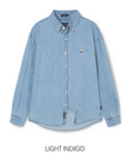 韓國 WhoAU Steve Denim Shirts【WA284】