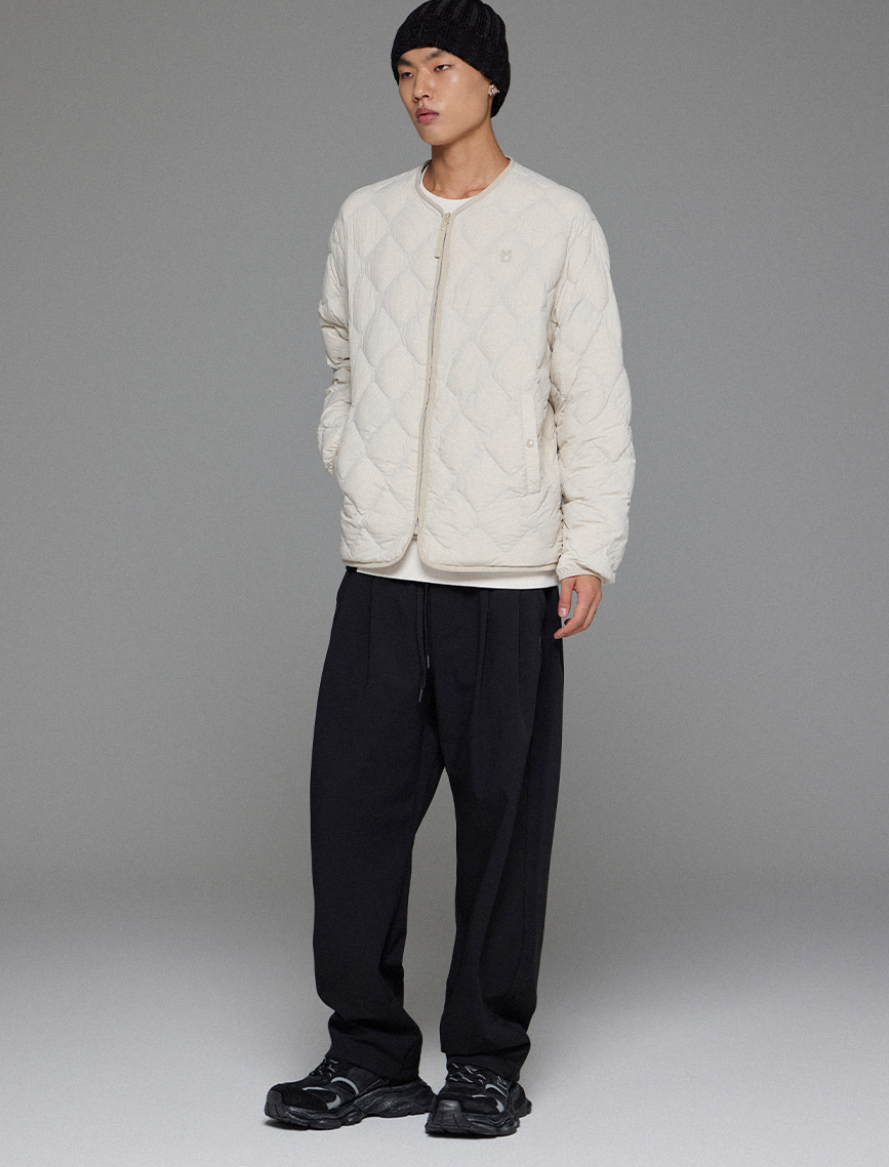 【現貨】韓國 Lifework Lite Diamond Quilted Down Jumper【SC071】