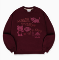 韓國 Ambler Key Embroidered Sweatshirt T-Shirt【AR152】