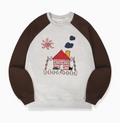 韓國 Ambler HOME and CAT Applique Embroidery Sweatshirt T-Shirt【AR156】