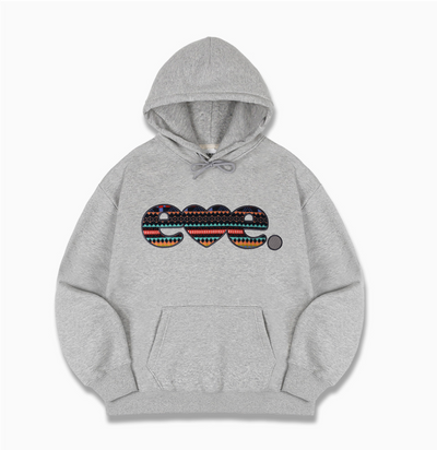 韓國 Ambler Winter Jacquard Patch Raglan Hooded T-Shirt【AR164】