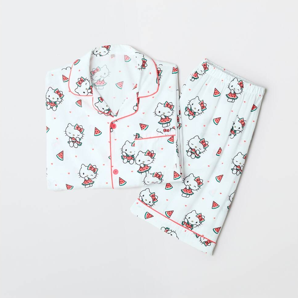 韓國 SPAO Sanrio Characters Short Sleeve Pajamas【SP374】