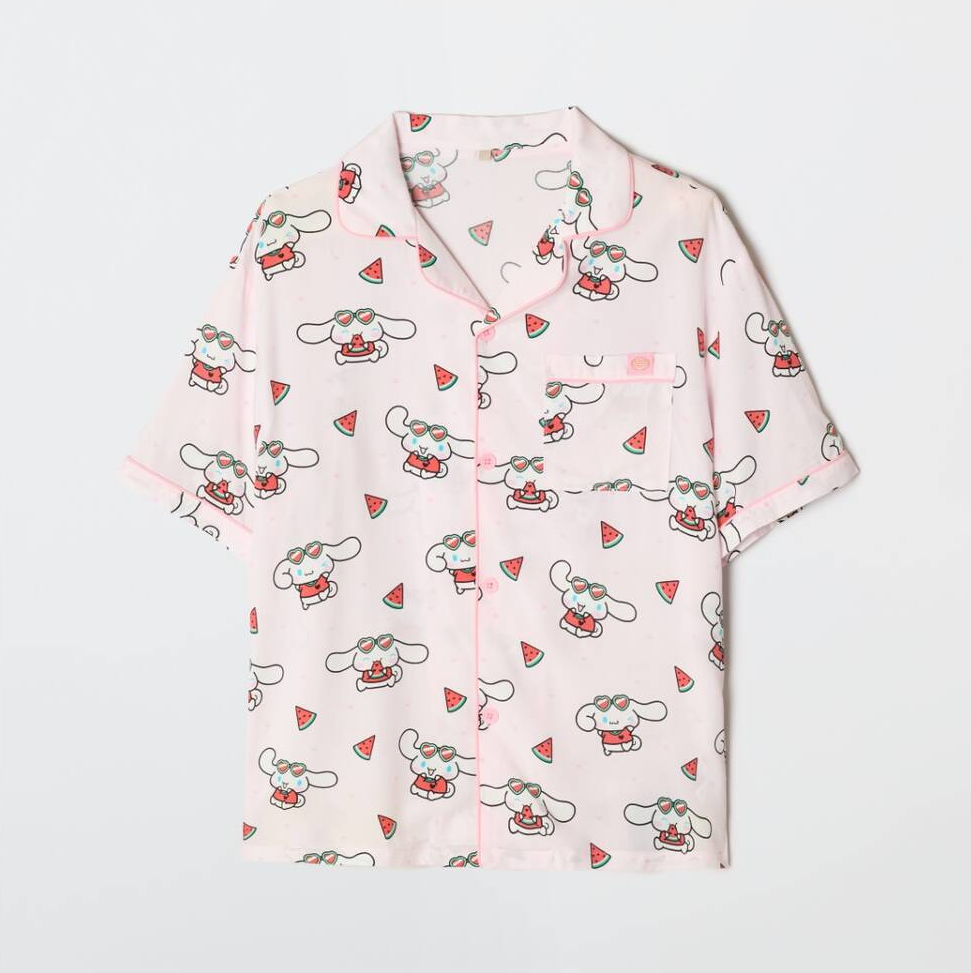 韓國 SPAO Sanrio Characters Short Sleeve Pajamas【SP374】