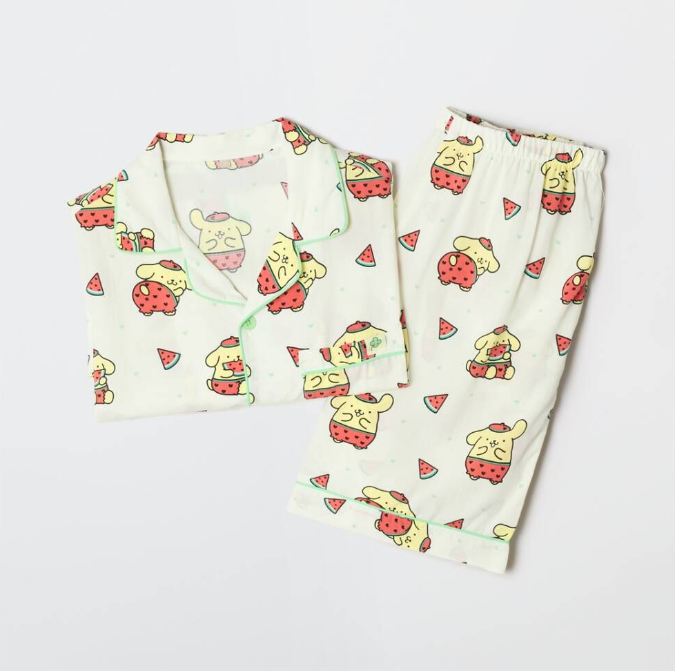 韓國 SPAO Sanrio Characters Short Sleeve Pajamas【SP374】