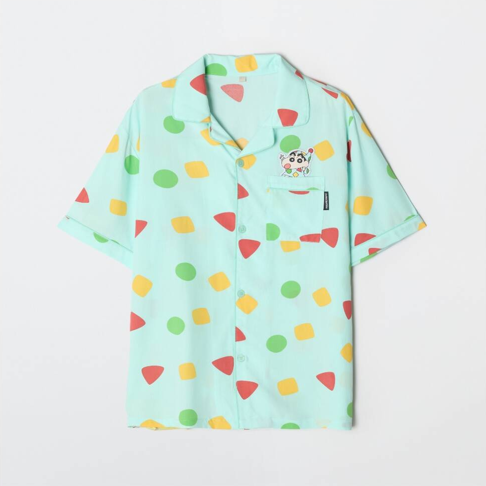 韓國 SPAO Crayon Shin-chan Sleeping Sweetly Short Sleeve Pajamas【SP375】