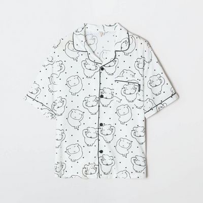 韓國 SPAO Spa Organady Short Sleeve Pajamas【SP378】