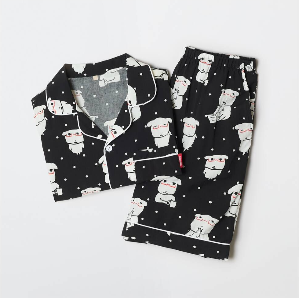韓國 SPAO Spa Organady Short Sleeve Pajamas【SP378】