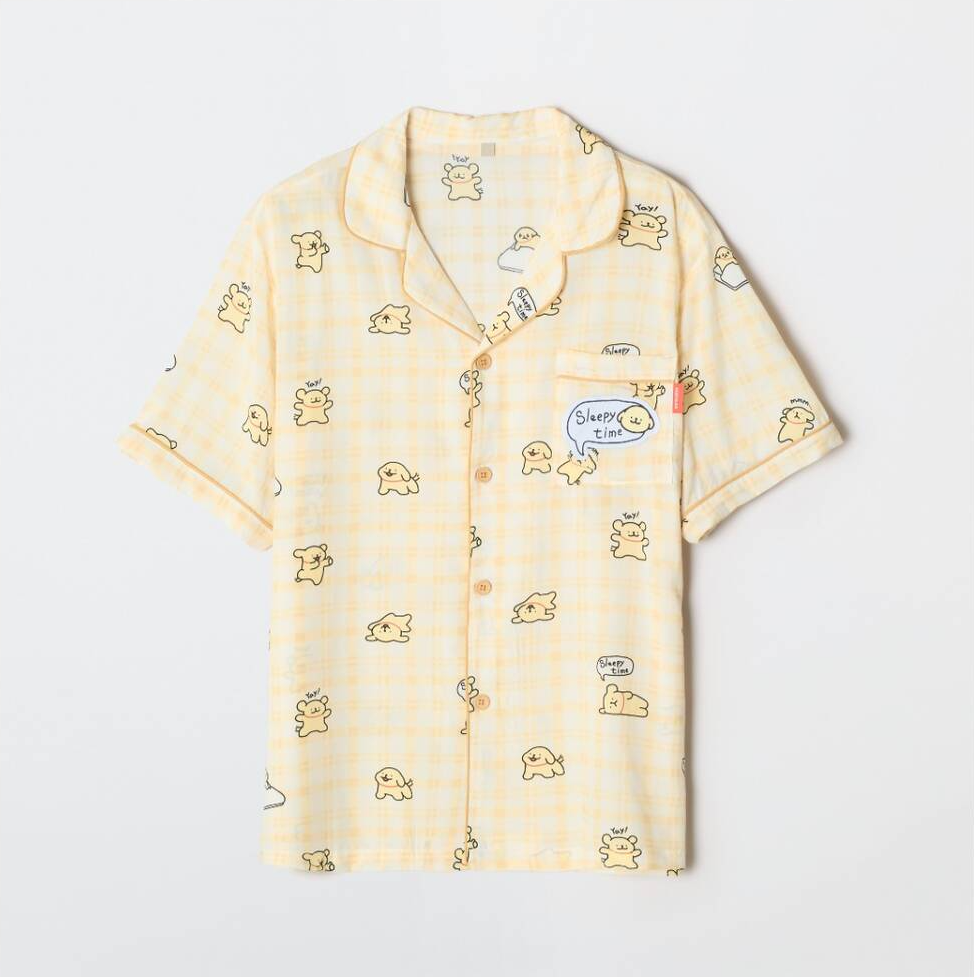 韓國 SPAO Maltese Good Time Short Sleeve Pajamas【SP380】