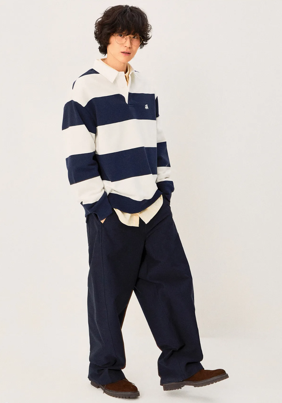 韓國 SPAO Rugby Sweatshirt【SP384】