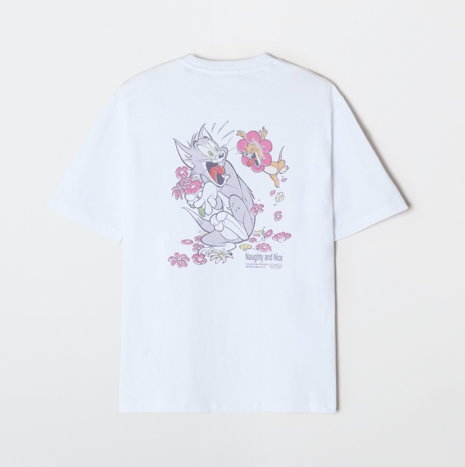 韓國 SPAO Tom and Jerry Short Sleeve T-Shirt【SP387】