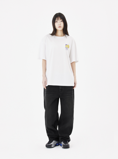 韓國 Mark Gonzales OG Stair Doodle Graphic Short Sleeve T-shirt【MG314】